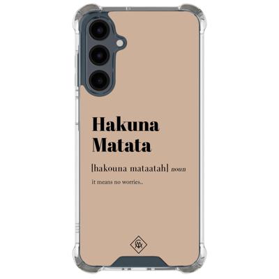 Samsung Galaxy A16 shockproof hoesje - Hakuna matata