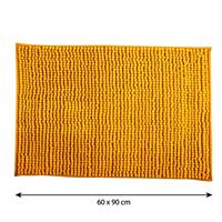 MSV Badkamerkleed|badmat voor op de vloer - saffraan geel - 60 x 90 cm - thumbnail