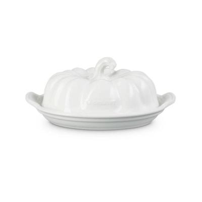 LE CREUSET - Halloween - Botervloot Pompoen 15x10cm Wit
