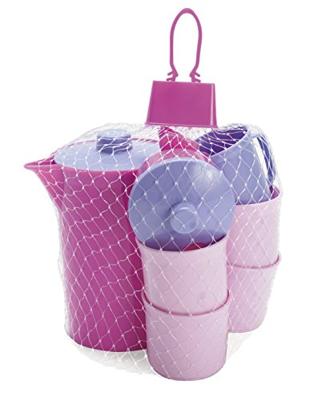 Dantoy koffieset roze, lila 17dlg.