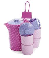 Dantoy koffieset roze, lila 17dlg. - thumbnail