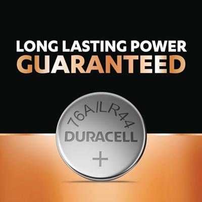 Duracell LR44 / V13GA / A76 Alkaline knoopcelbatterij (2 stuks)