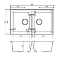 Reginox Amsterdam 20 caffe silvery spoelbak - thumbnail