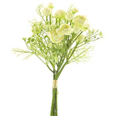 Mini rozenknop bundel met gypso crème 37cm Mini rozenknop bundel met gypso crème 37cm