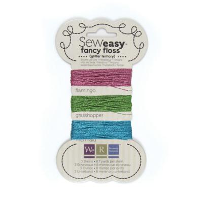 We R Makers • sew easy fancy floss glitter tertiary