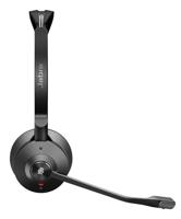 Jabra Engage 55 SE Stereo Link400c MS On Ear headset DECT, Kabel Stereo Zwart Noise Cancelling Microfoon uitschakelbaar (mute) - thumbnail