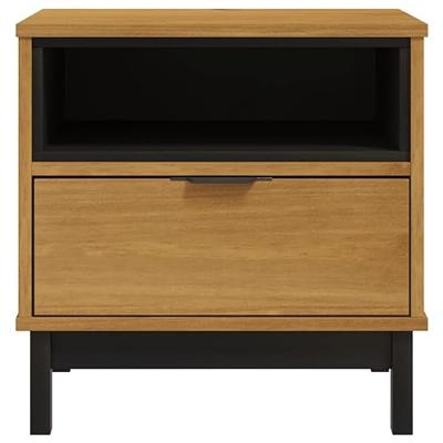 Bijzettafel FLAM 50x50x50 cm massief grenenhout