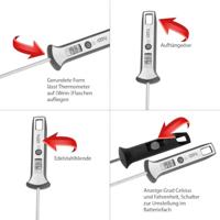 GEFU - Keukenhulpen - Digital-Thermometer Scala - thumbnail