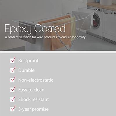 Metaltex Vulcano Tec Droogrek 18 m Drooglijn 55x180/106x100 cm Zilver Metaltex Vulcano Tec Droogrek 18 m Drooglijn 55x180/106x100 cm Zilver