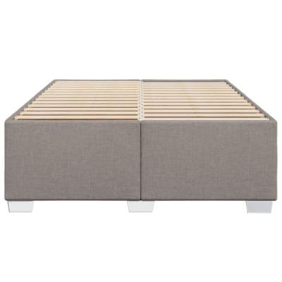Bedframe zonder matras stof taupe 160x200 cm