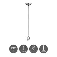 Home sweet home verlichtingspendel Fabric - mat staal - thumbnail