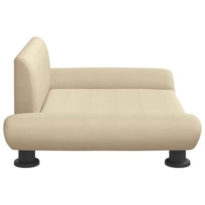 VidaXL Hondenmand 70x45x28 cm stof crèmekleurig