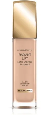Max Factor Radiant Lift 30 ml Pompflacon Crème 079 Honey Beige Max Factor Radiant Lift 30 ml Pompflacon Crème 079 Honey Beige