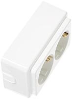 Kopp AW opbouw stopcontact RA dubbel - 4626010 - thumbnail