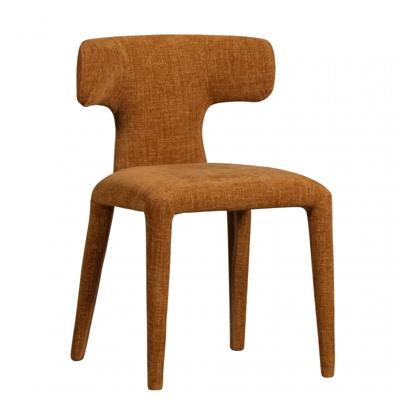 WOOOD Eetkamerstoel 'Permit' Geweven, kleur Cinnamon