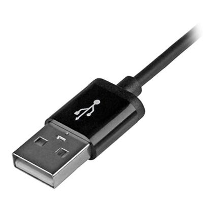 StarTech.com 1 m zwarte Apple 8-polige Lightning connector naar USB-kabel voor iPhone / iPod / iPad