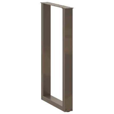 Bartafelpoten 2 st U-vormig 40x(90-91) cm staal naturel