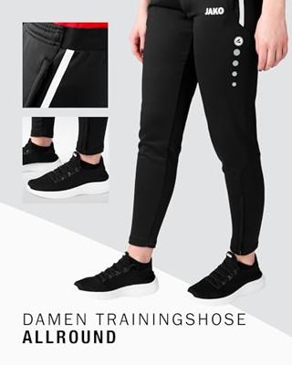 JAKO 8489D Trainingsbroek Allround Dames - Zwart - 38