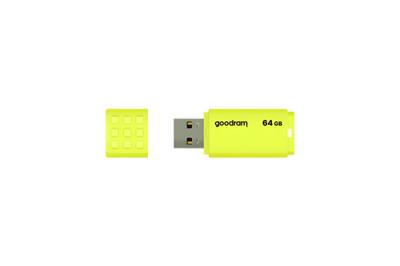 Goodram UME2-0640Y0R1 USB flash drive 64 GB USB Type-A 2.0 Geel - thumbnail