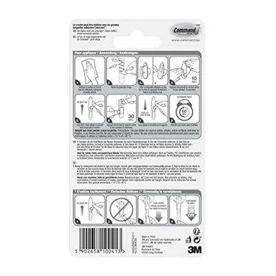 3M Command-Forever Classic metalen haak L (l x b x h) 105 x 41 x 41 mm Nikkel (geborsteld) Inhoud: 1 stuk(s)