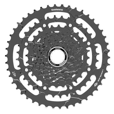SHIMANO cassette "cs-lg400" cas.sprocket shim.cs-lg 400 11-36t 9sp