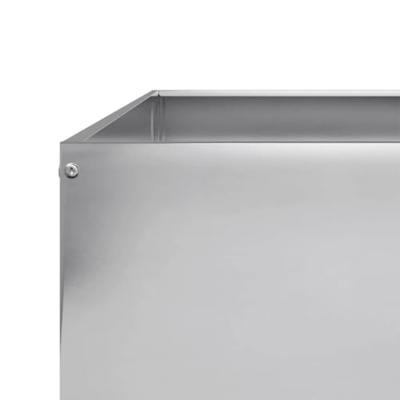 Plantenbak verhoogd 100x100x18,5 cm gegalvaniseerd staal Plantenbak verhoogd 100x100x18,5 cm gegalvaniseerd staal