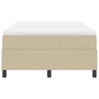 Boxspring bed Lichtgrijs en wit. 203 x 120 x 60 cm - thumbnail