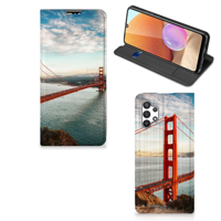 Samsung Galaxy A32 4G | A32 5G Enterprise Editie | Book Cover | Golden Gate Bridge - thumbnail