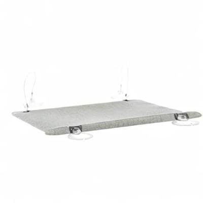 Trixie kattenmand hangmat raam velours grijs