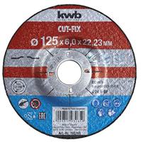 CUT-FIX Afbraamschijven metaal 125x6x22 mm KWB - Kwb - thumbnail