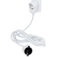 REV 0016150114 Stroom Verlengkabel Wit 5.00 m H05VV-F 3G 1,5 mm² - thumbnail