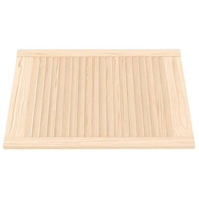 VidaXL Kastdeuren met lamellen 4 st 69x49,4 cm massief grenenhout