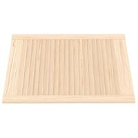 VidaXL Kastdeuren met lamellen 4 st 69x49,4 cm massief grenenhout - thumbnail