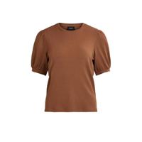 OBJECT ribgebreide top OBJJAMIE bruin - thumbnail