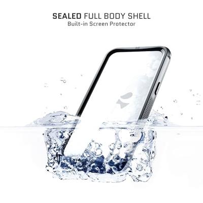 Ghostek Nautical Waterproof MagSafe Case + Belt Swivel Holster Apple iPhone 16 Pro Max Clear