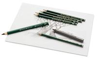 Potlood Faber-Castell 9000 Ecologisch Zeshoekig 4B (12 Stuks) - thumbnail