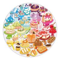 Ravensburger legpuzzel rond circle of colors desserts pastries, 500st. - thumbnail