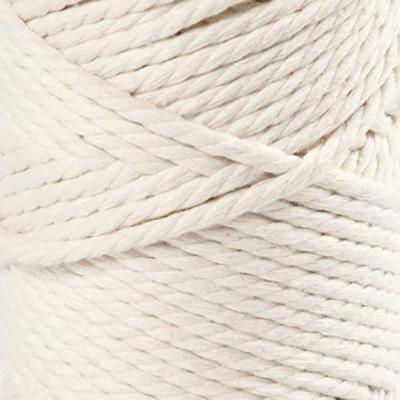 Creativ Company Macramé koord, l: 55 m, d 4 mm, off-white, 330 gr/ 1 rol
