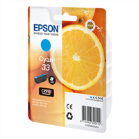 Epson Inktcartridge 33 Origineel Cyaan C 13 T 33424012 - thumbnail