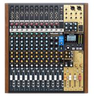 Tascam MODEL 16 mengpaneel 16 kanalen 20 - 30000 Hz Zwart, Goud, Hout - thumbnail