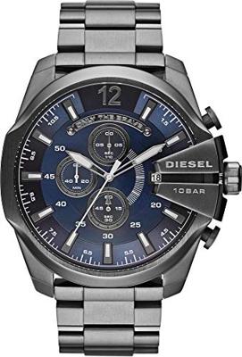 Diesel Heren Mega Chief Big Oversized chronograaf horloge DZ4329 Diesel Heren Mega Chief Big Oversized chronograaf horloge DZ4329
