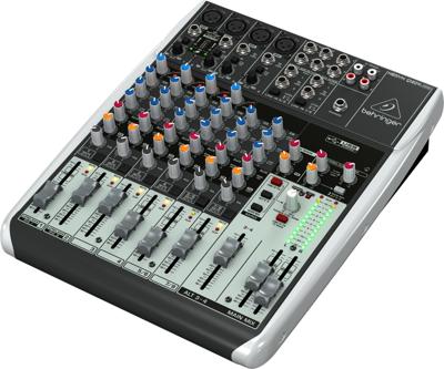Behringer Xenyx Q1204USB PA en studiomixer Behringer Xenyx Q1204USB PA en studiomixer
