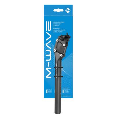 M-Wave Zadelpen verend atb zwart