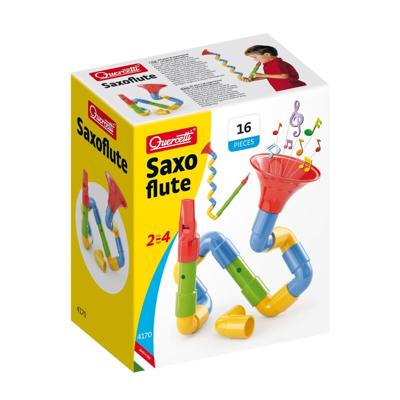 Quercetti buizen bouwset saxofoon, 16dlg.
