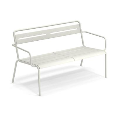 EMU Star tuinbank met arm matt white EMU Star tuinbank met arm matt white