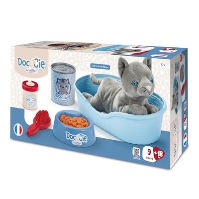 Ecoiffier doc cie kat met accessoires - 9dlg. Ecoiffier doc cie kat met accessoires - 9dlg.