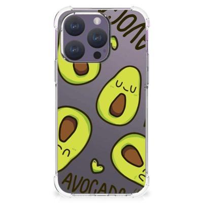 iPhone 15 Pro Stevig | Bumper Hoesje | Avocado Singing iPhone 15 Pro Stevig | Bumper Hoesje | Avocado Singing