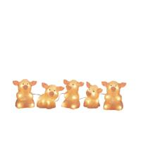 Lichtsnoer LED 5 roze varkentjes Konstsmide - Konstsmide - thumbnail