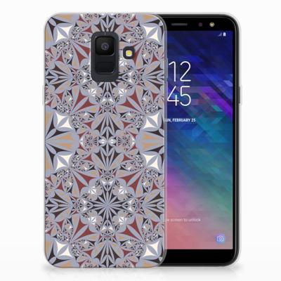 Samsung Galaxy A6 (2018) | TPU | Siliconen hoesje | Flower Tiles