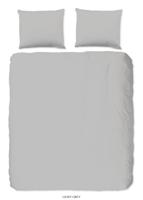 Good Morning Dekbedovertrek "uni dessin" - Grijs - (200x200/220 cm) - Katoen - thumbnail